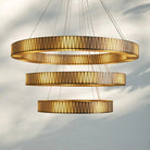 Junet 3 - Tier Round Chandelier - BrassBlushlighting