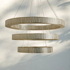 Junet 3 - Tier Round Chandelier - NickelBlushlighting