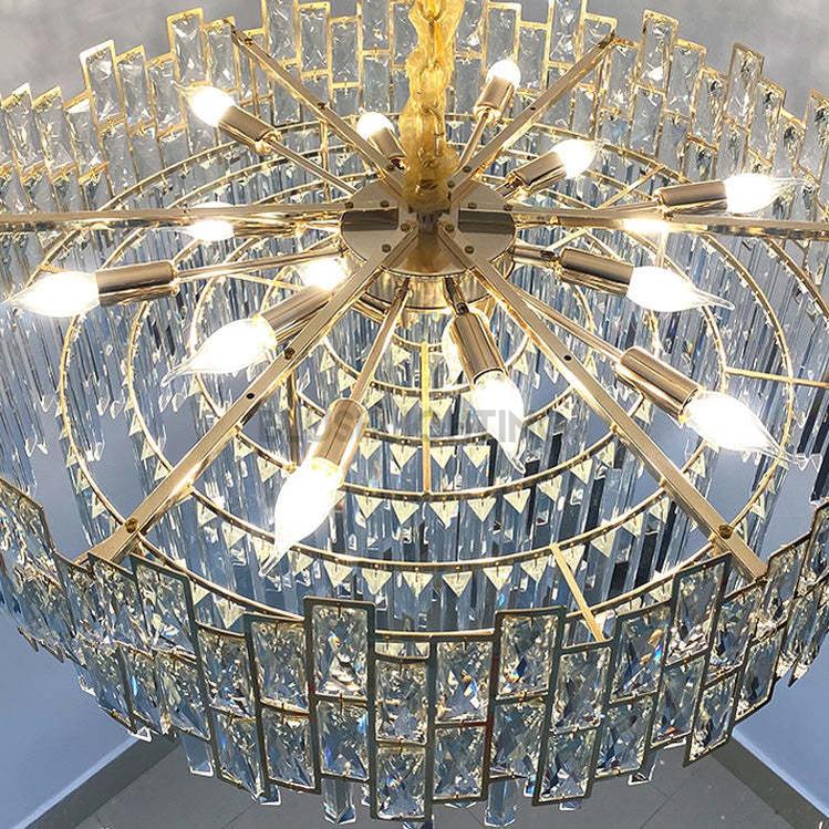 Kate Double Tier Crystal Chandelier-Blushlighting-Blushlighting