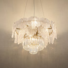 Keira Crystal Contemporary Chandelier 24" D - Blushlighting