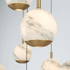 Kimma Lights Round LED Chandelier-Chandelier-Blushlighting