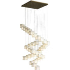 Kybos Alabaster Chandelier Light - 7-Light 11.8" / 30cmBlushlighting