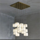 Kybos Alabaster Chandelier Light-18-Light 27.16" x 22.44" / 69 x 57cm-Blushlighting
