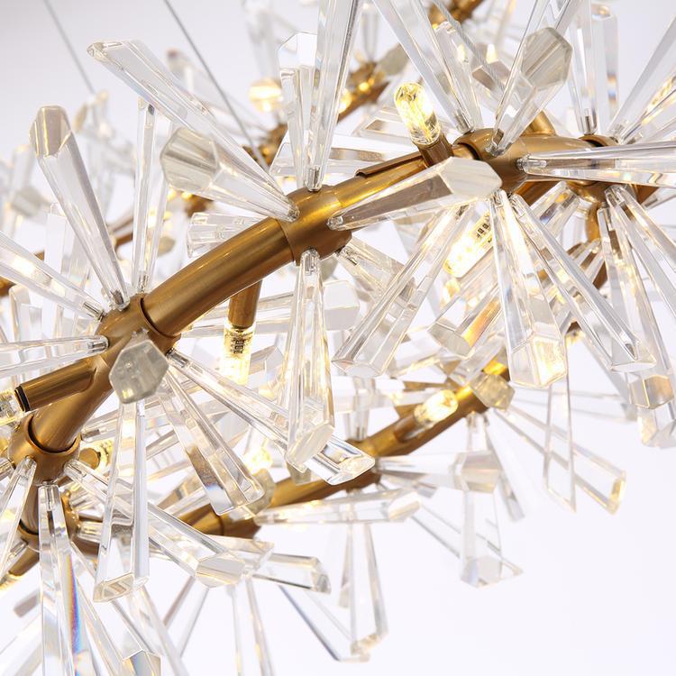 Kylia Ring Crystal Chandelier - Blushlighting