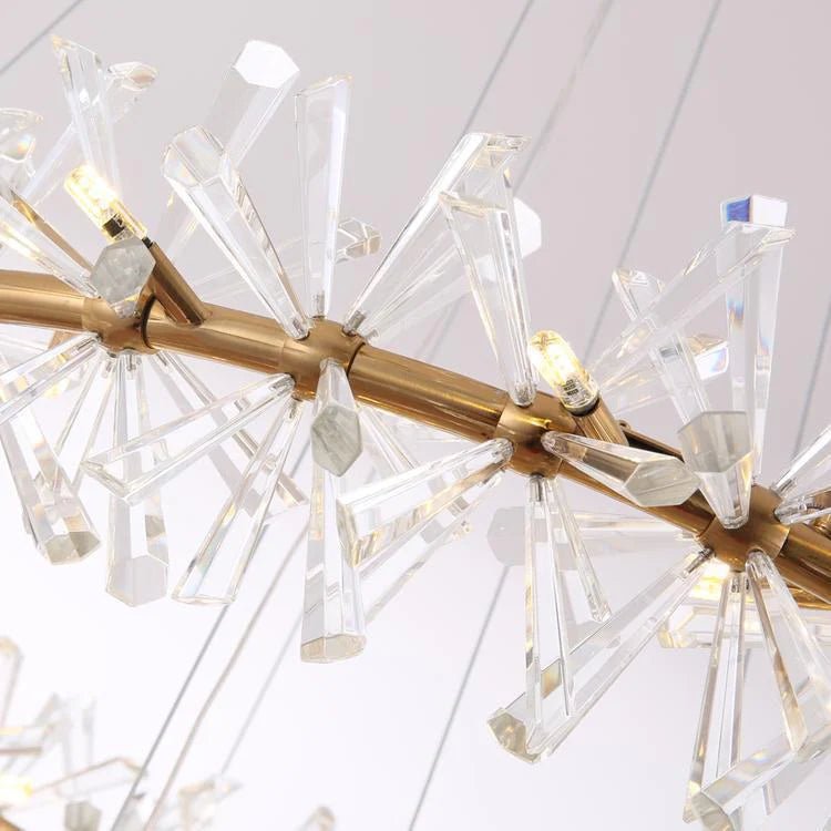 Kylia Ring Crystal Chandelier - Blushlighting