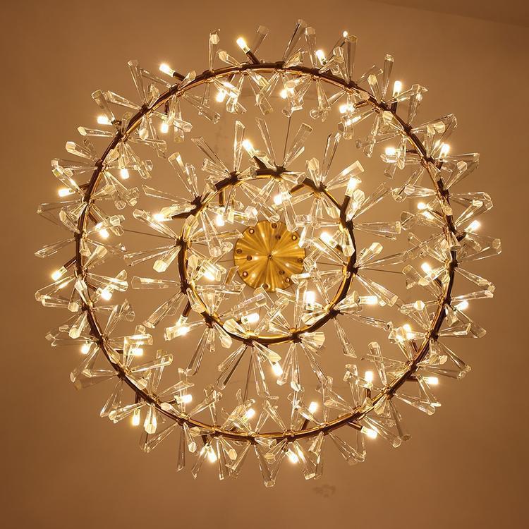 Kylia Ring Crystal Chandelier - Blushlighting