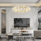 Kylia Ring Crystal Chandelier - Blushlighting