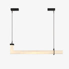 L-Axis Pendant Lamp - L 39.4 in x H 9.1 inBlack & WhiteWarm LightBlushlighting