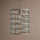 La Cage Pendant - 12"Silver ClayBlushlighting