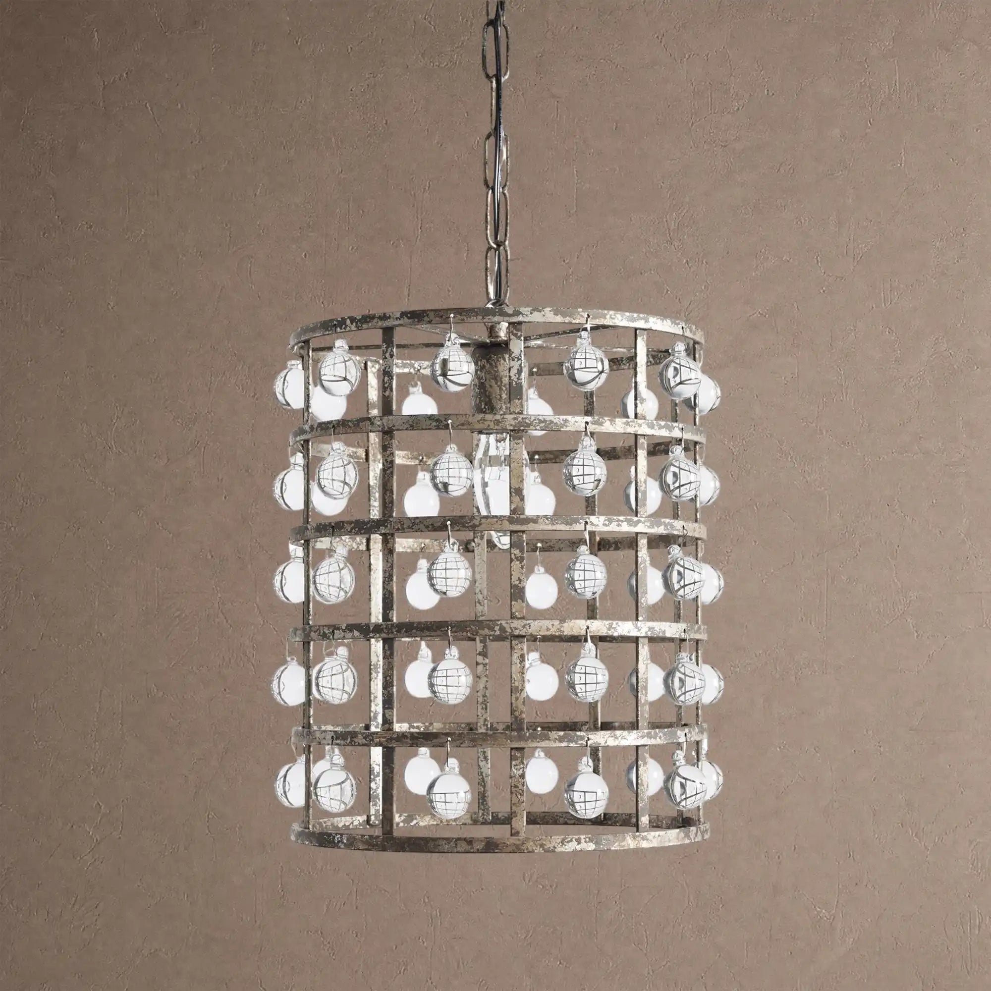 La Cage Pendant - 8"BlackBlushlighting