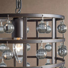 La Cage Pendant - 8"BlackBlushlighting
