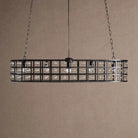 La Caged 5-Light Oval Chandelier - Silver ClayBlushlighting
