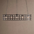 La Caged 5-Light Oval Chandelier - Silver ClayBlushlighting