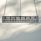 La Caged Rectangular Chandelier 7 - Light - BronzeBlushlighting