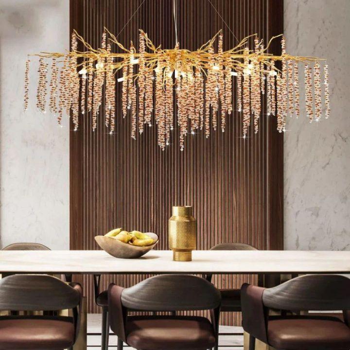 Lacuna Dining Room Branch Chandelier-chandeliers for dining room,chandeliers for stairways,chandeliers for foyer,chandeliers for bedrooms,chandeliers for kitchen,chandeliers for living room-Blushlighting