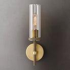 Lambe Knurled Wall Sconce - Polished Nickel14"HBlushlighting