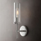 Lambe Knurled Wall Sconce - Polished Nickel14"HBlushlighting