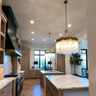 Large Elegant Multi-layers Glam Glass Chandelier for High-ceiling Staircase/Entryway/Living/meeting Room - 4 Layers/D40"*H95"GoldWarm LightBlushlighting