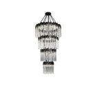 Large Elegant Multi-layers Glam Glass Chandelier for High-ceiling Staircase/Entryway/Living/meeting Room-Chandeliers, Dining Room-Blushlighting-Blushlighting