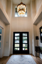 Large Elegant Multi-layers Glam Glass Chandelier for High-ceiling Staircase/Entryway/Living/meeting Room-Chandeliers, Dining Room-Blushlighting-Blushlighting