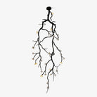 Large Long Branch Flower Chandelier - L 53.1″ x H 129.9″ / L 135cm x H 330cmBrass stained blackBlushlighting