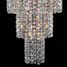 Large Multi - pieces Crystal Chandelier Stylish Ceiling Light Fixture For Foyer Living Room Staircase - D23.6"*H70.9"Blushlighting