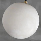 Larry Alabaster Ball Pendant Light For Kitchen Island-Pendant Light-Blushlighting