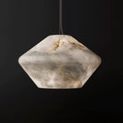 Larry Alabaster Simple Bedside Modern Pendant Light - Blushlighting