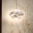 Larry Alabaster Simple Bedside Modern Pendant Light-Pendant Light-Blushlighting