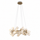 Lauro Ceramic Leaf Chandelier - Blushlighting