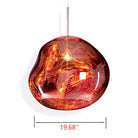 Lava Chandelier Villa Loft Duplex Stairwell Pendant Light - Rose Gold1 Ball - DIA 19.68'' / 50cmBlushlighting