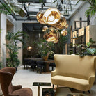 Lava Chandelier Villa Loft Duplex Stairwell Pendant Light - Gold1 Ball - DIA 7.87'' / 20cmBlushlighting