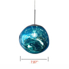Lava Chandelier Villa Loft Duplex Stairwell Pendant Light - Blue1 Ball - DIA 7.87'' / 20cmBlushlighting