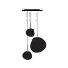 Lava Chandelier Villa Loft Duplex Stairwell Pendant Light - Silver3 BallsBlushlighting