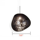 Lava Chandelier Villa Loft Duplex Stairwell Pendant Light - Smokey Gray1 Ball - DIA 7.87'' / 20cmBlushlighting