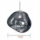 Lava Chandelier Villa Loft Duplex Stairwell Pendant Light - Silver1 Ball - DIA 19.68'' / 50cmBlushlighting