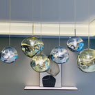 Lava Chandelier Villa Loft Duplex Stairwell Pendant Light - Gold1 Ball - DIA 7.87'' / 20cmBlushlighting
