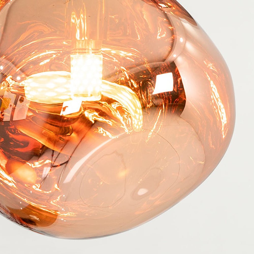 Lava Chandelier Villa Loft Duplex Stairwell Pendant Light - Gold1 Ball - DIA 7.87'' / 20cmBlushlighting