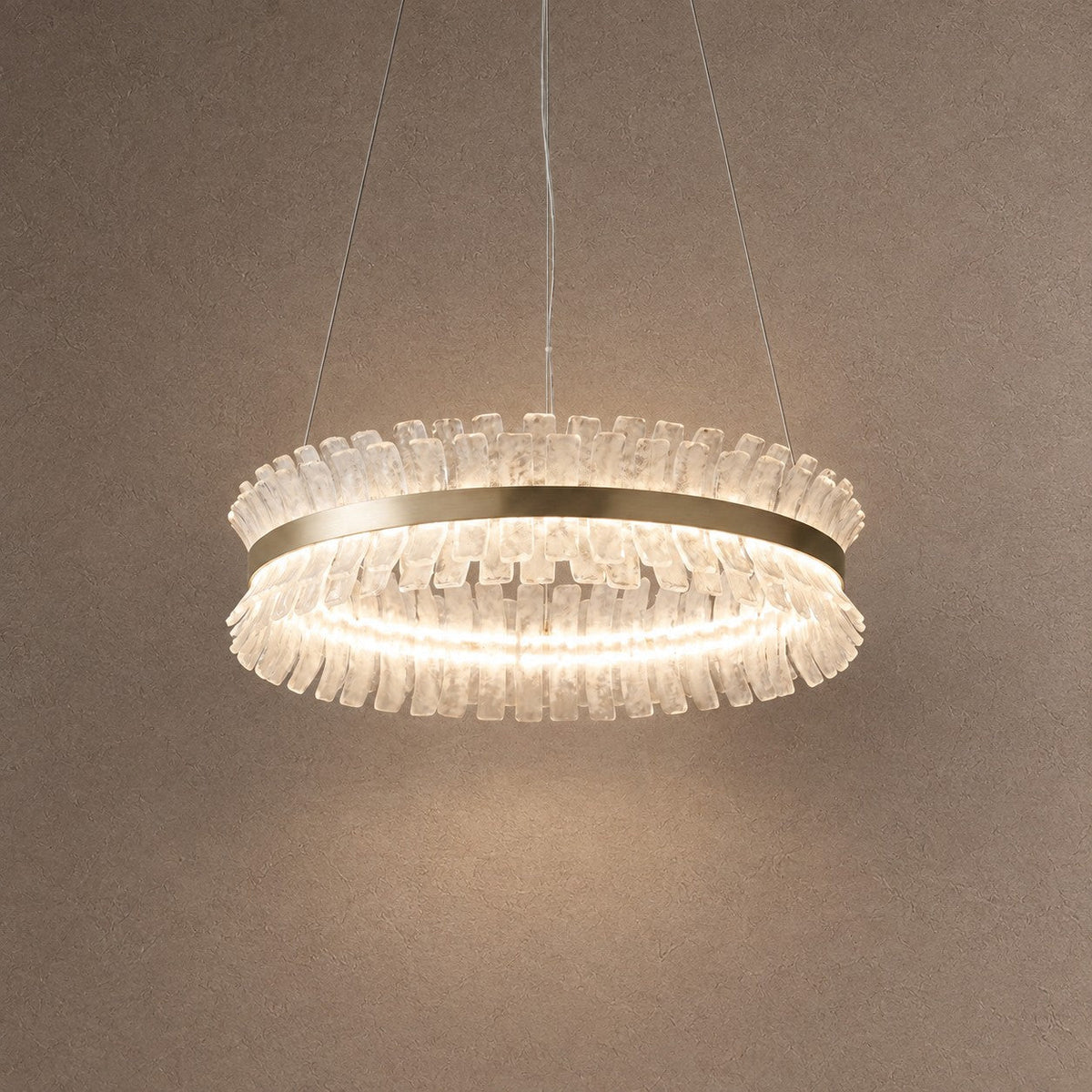 Lawson Contemporary Chandelier Dining Room 39" - Ø31.5" × H8.7" (Ø80 × H22 cm)Blushlighting