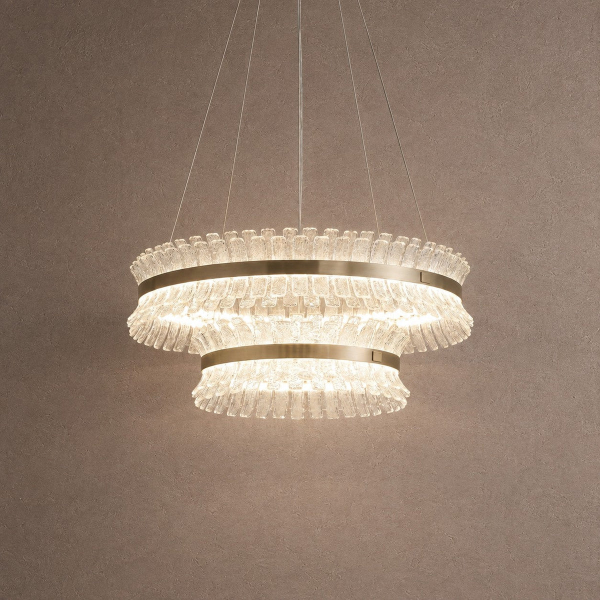 Lawson Modern Living Room Chandelier 31" - Ø31.5"+Ø17.3" × H15.7" (Ø80+Ø44 × H40 cm)Blushlighting