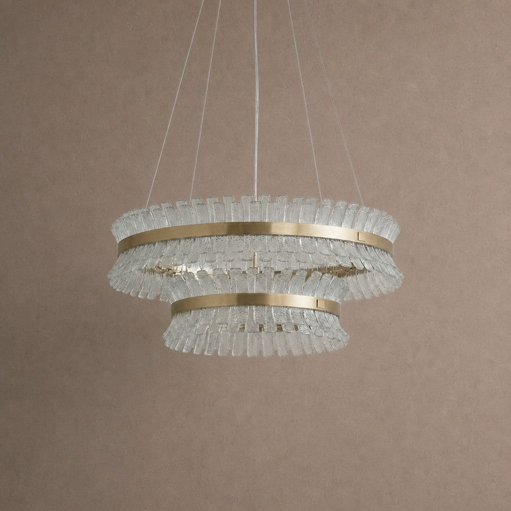 Lawson Modern Living Room Chandelier 31" - Ø31.5"+Ø17.3" × H15.7" (Ø80+Ø44 × H40 cm)Blushlighting