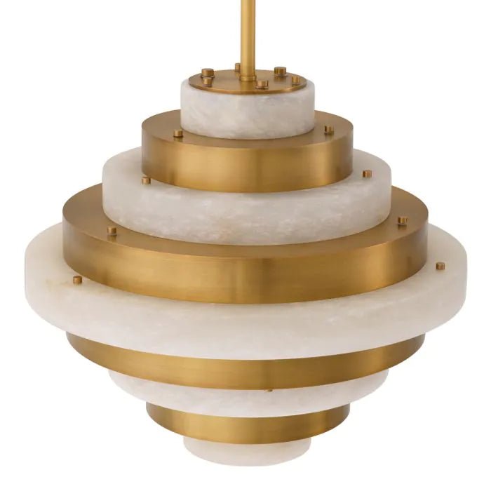 Lazzari Alabaster Chandelier 24" D - Dia24 x H21 inBlushlighting