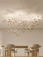 Leaf Twisted Sculptural Customize Chandelier - Support Customized DrawingsBlushlighting
