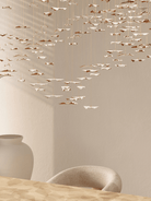 Leaf Twisted Sculptural Customize Chandelier - Support Customized DrawingsBlushlighting