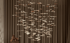 Leaf Twisted Sculptural Customize Chandelier - Support Customized DrawingsBlushlighting