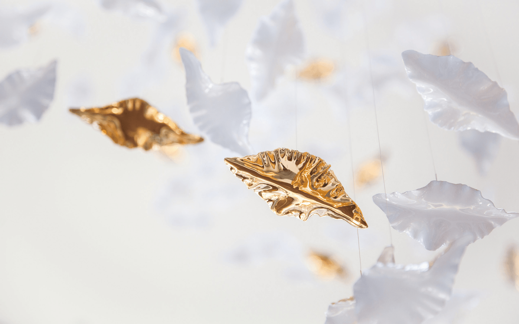 Leaf Twisted Sculptural Customize Chandelier - Support Customized DrawingsBlushlighting