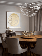 Leaf Twisted Sculptural Customize Chandelier - Support Customized DrawingsBlushlighting