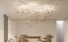 Leaf Twisted Sculptural Customize Chandelier - Support Customized DrawingsBlushlighting