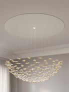 Leaf Twisted Sculptural Customize Chandelier - Support Customized DrawingsBlushlighting