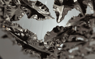 Leaf Twisted Sculptural Customize Chandelier - Support Customized DrawingsBlushlighting